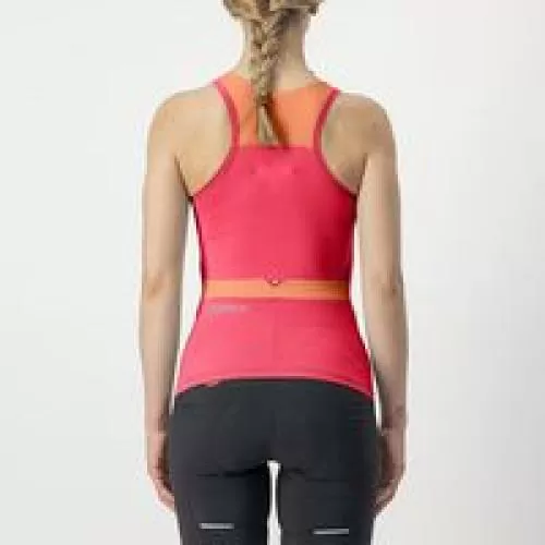 Castelli Solaris Top - Hibiscus/Soft Orange