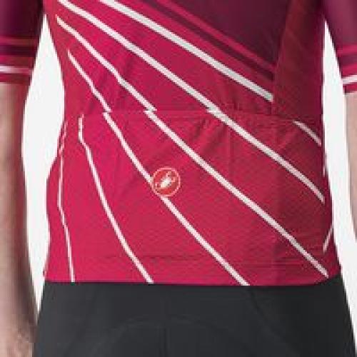 Castelli Speed Strada Jersey - Bordeaux/Persian Red
