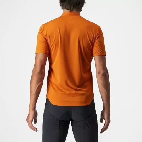 Castelli Tech 2 Polo - Orange Rust