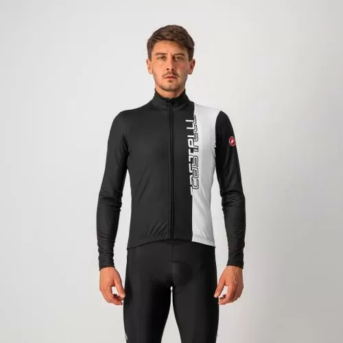 Castelli Traguardo Jersey FZ - Light Black/White