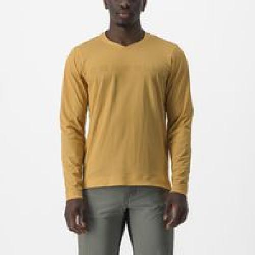 Castelli Trail Tech Longsleeve Tee 2 - Honey (Grösse: XL)