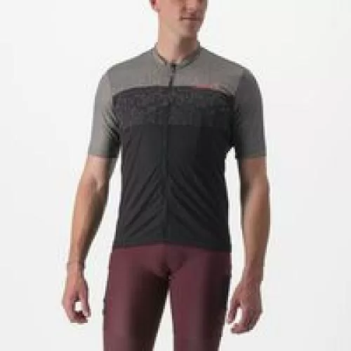 Castelli Unlimited Entrata Jersey - Gunmetal Gray/Black