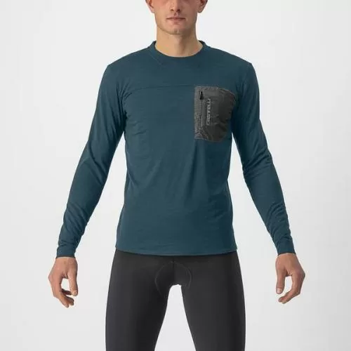 Castelli Unlimited Merino Long Sleeve - Deep Teal