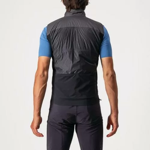 Castelli Unlimited Puffy Vest - Dark Gray/Black-Silver Gray