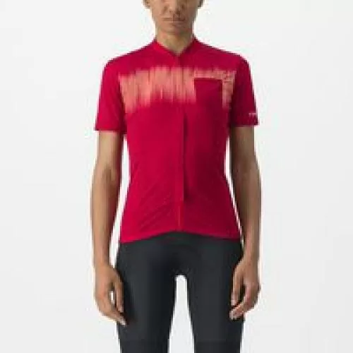 Castelli Unlimited Sentiero 2 Jersey - Dark Red