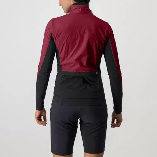 Castelli Unlimited W Puffy Jacket - Bordeaux/Black-Brilliant Pink