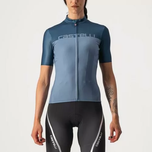 Castelli Velocissima Jersey - Light Steel Blue/Moonlite Ocean
