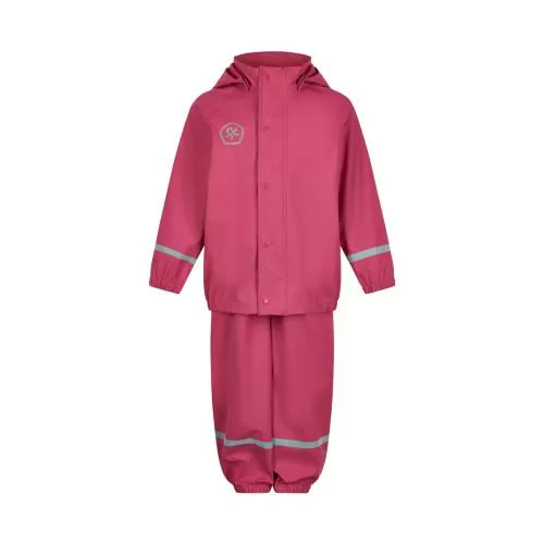 Color Kids Regen Anzug solid PU Set - Honeysuckle