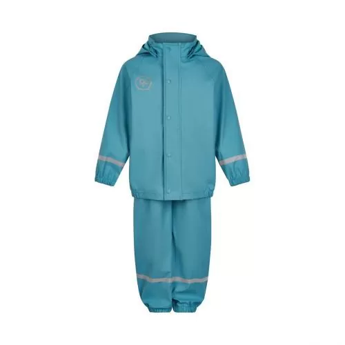 Color Kids Rainwear Set solid PU - Delphinium Blue