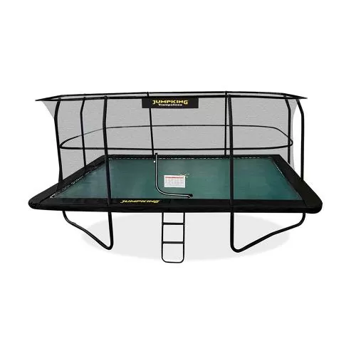 Jumpking Trampolin rect. Deluxe 244x366cm - black