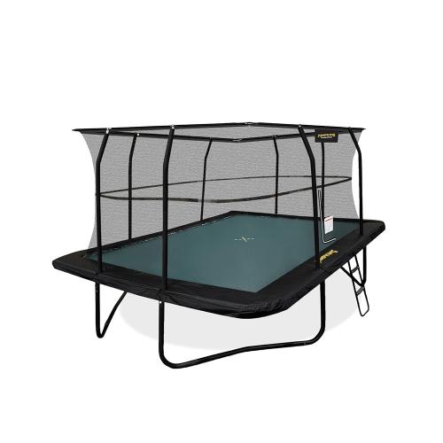 Jumpking Trampolin rect. Deluxe 244x366cm - schwarz