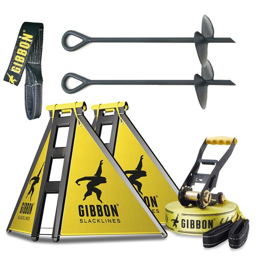 Gibbon Independence Kit Classic-Slacklin e - yellow