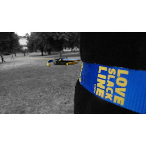 Gibbon Slackline Flow Line Treewear Set - blue