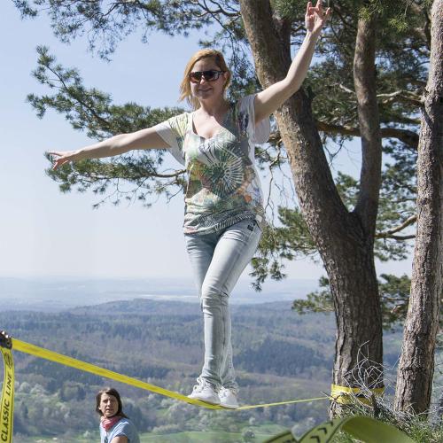Gibbon Slackline-Set Classic Line XL - gelb