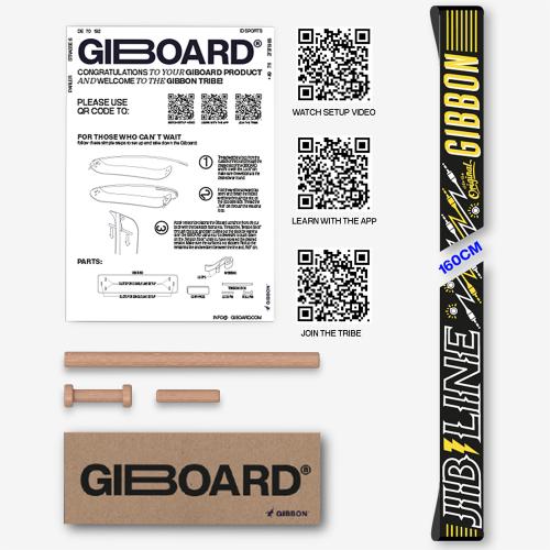 Gibbon Slackboard Line - black