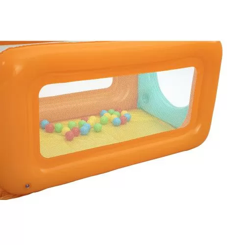Bestway Bällebad Tunneltopia mit 25 Spie lbällen 178 x 91 x 70 cm - blau orange