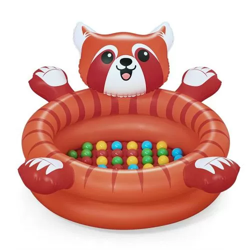 Bestway Bällebad Playful Red Panda mit 5 0 Spielbällen