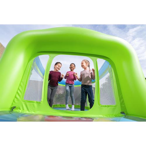 Bestway Jump-O-Rama aufblasbare Hüpfburg 170 cm x 158 cm x 127 cm - blau grün
