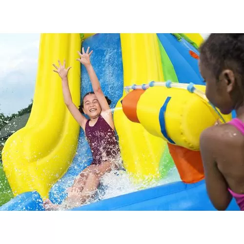 Bestway H2OGO! Mount Splashblast Kids Inflatable Mega Water Park 435 x 286 x 267 cm - multicolored