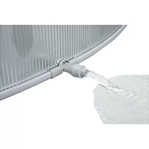 Bestway TANX Runder Stahlwandpool 305 x 61 cm, All-in-One-Set - grau
