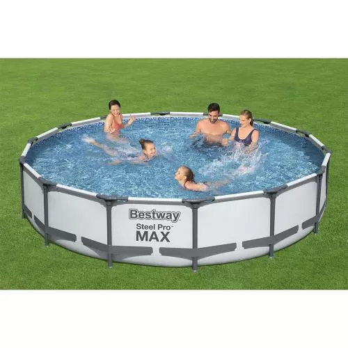 Bestway Steel Pro MAX Above Ground Pool Set 4.27 m x 84 cm - grey