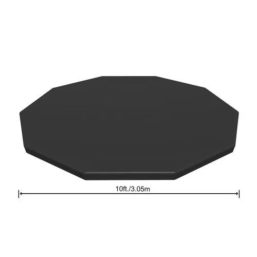 Bestway Flowclear Pool Cover 3.05 m - black