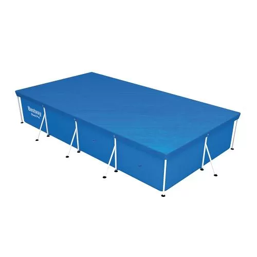 Bestway Rectangle Pool Cover for 4.00 x 2.11 m Above Ground Pools - blue