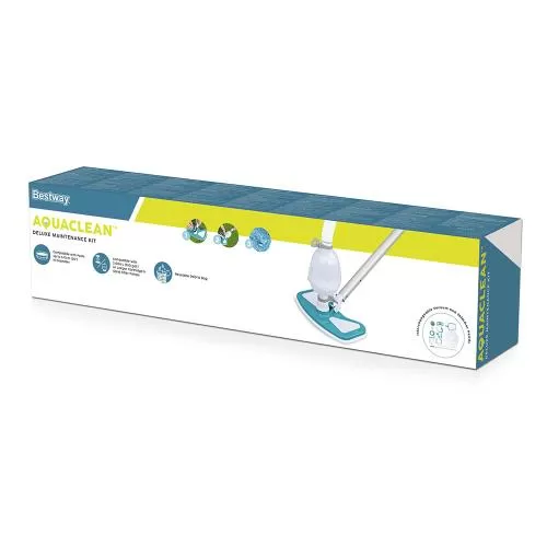 Bestway AquaClean Deluxe Pool Maintenanc e Kit with Vacuum and Skimmer - multicolored