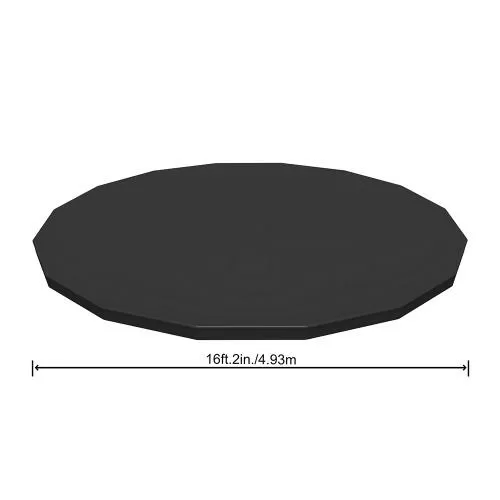 Bestway Flowclear Pool Cover 4.88 m - grey