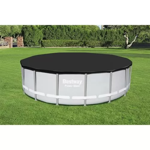Bestway Flowclear Pool Cover 4.88 m - grey