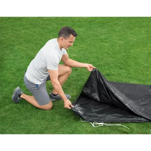 Bestway Flowclear Abdeckplane 396 cm - schwarz