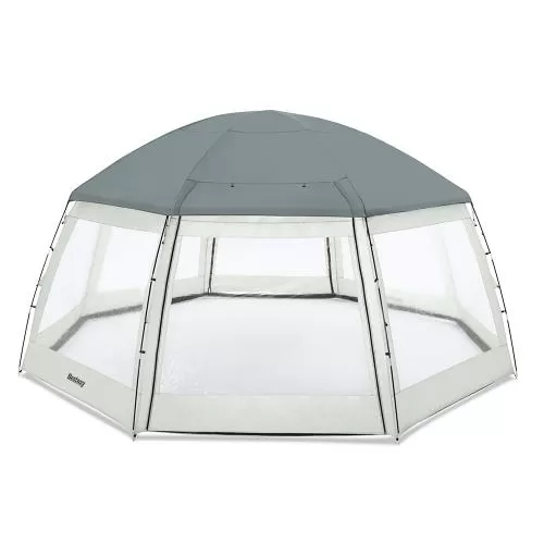 Bestway Pavillon für runde Pools 488 cm - grau