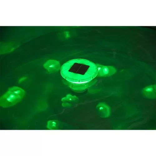 Bestway SolarGlow LED-Chemikaliendosiere r mit 4-Farben-Licht - weiss