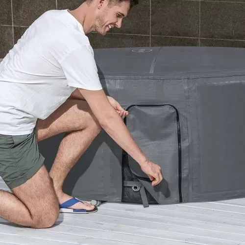 Bestway Lay-Z-Spa EnergySense Thermal Round Spa Cover 1.80 m x 66 cm - grey