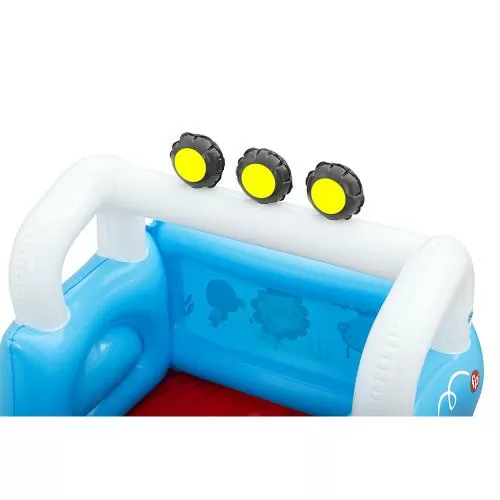 Bestway Fisher-Price Smilin' Safari Inflatable B all Pit with 25 Balls 117 x 76 x 61 cm - blue