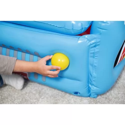 Bestway Fisher-Price Smilin' Safari Inflatable B all Pit with 25 Balls 117 x 76 x 61 cm - blue