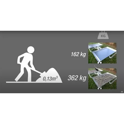 Cornilleau Option load Parc plus 200kg - grey