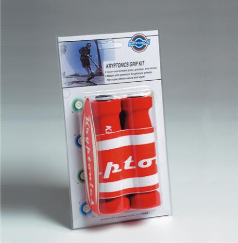 Kryptonics Scooter Grip Kit Krypto - rot