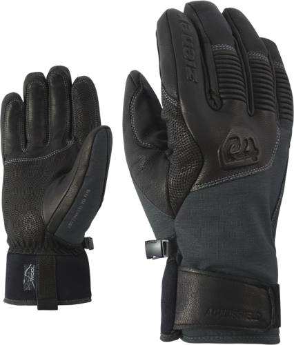 Ziener GANZENBERG-Z AS® AW glove man - grey iron tec