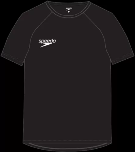 Speedo Technical UV T-shirt Unisex Teamwear Male Adult - Black