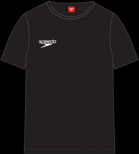 Speedo T-shirt with Small Logo Junior Teamwear Junior Unisex - Black
