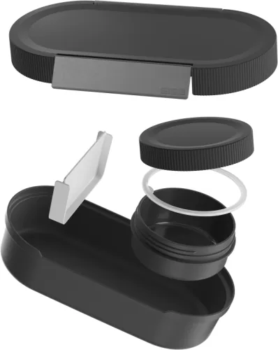 Sigg LUMO LUNCHBOX L BLACK 1.0 & 0.3 L