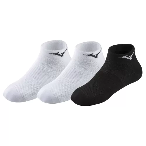 Mizuno Sport Training Mid socks 3P Accessoires - white/white/black