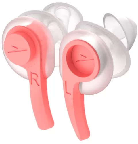 Speedo NEW Biofuse Earplug Unisex Adult - Clear/Fluro Tange