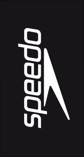 Speedo Logo towel Towels - Black/White