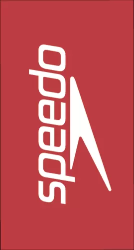 Speedo Logo towel Towels - Fed Red / White