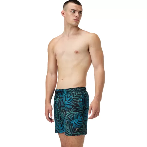 Speedo Print Redondo Edge Volley 16" Watershorts Male Adult - Anthracite