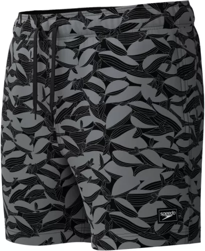Speedo Print Redondo Edge Volley 16" Watershorts Male Adult - Anthracite/Grey Lead