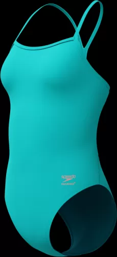 Speedo Solid V-Back 2.0 Swimwear Female Adult - Aqua Breeze