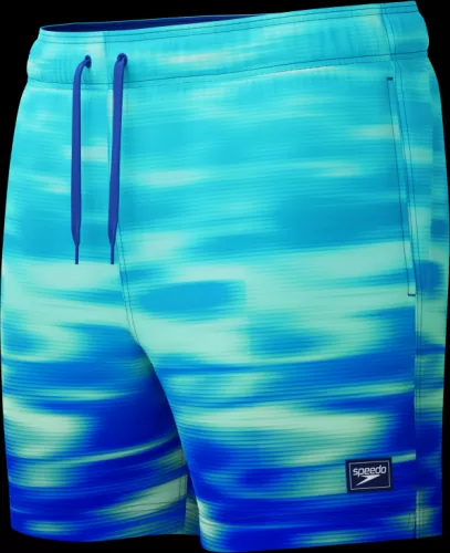 Speedo Print Redondo Edge Volley 16" Watershorts Male Adult - Deep Sapphire